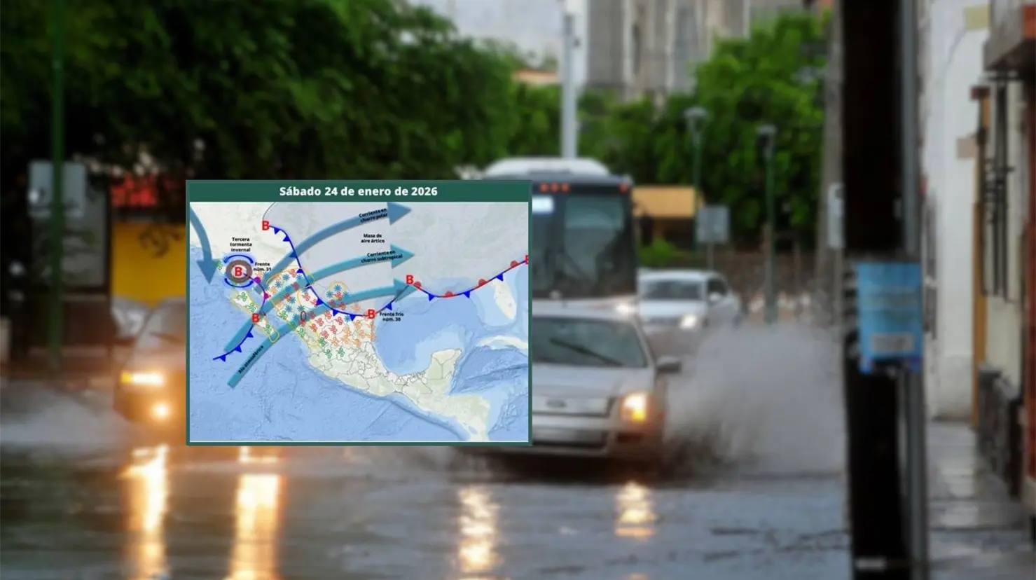 Clima en Sonora hoy 24 de enero: Tormenta invernal dejar&aacute; lluvias y fr&iacute;o en varias regiones