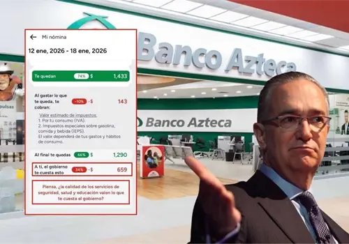 Recibo de nómina de empleados de TV Azteca desata polémica en redes por conceptos que critican al Gobierno Recibo de nómina de empleados de TV Azteca desata polémica en redes por conceptos que critican al Gobierno