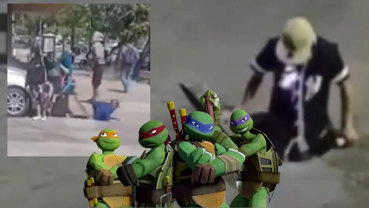 VIDEO | ¡Al estilo Tortuga Ninja! Asaltantes evaden a la policía utilizando el sistema de alcantarillas