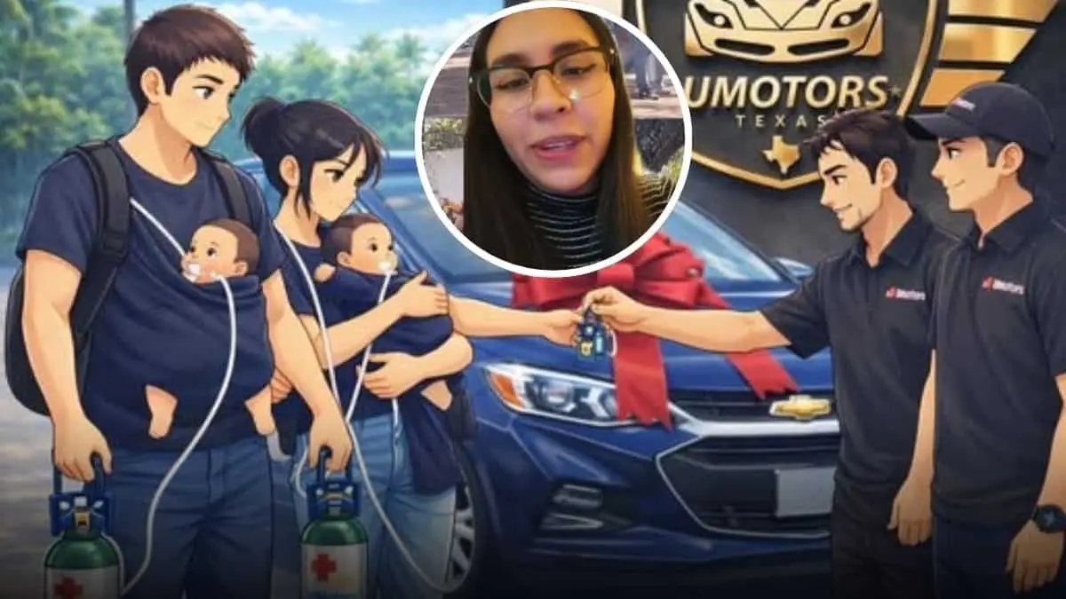 La madre de los beb&eacute;s responde ante la acci&oacute;n solidaria de la persona que le proporcionar&aacute; el veh&iacute;culo