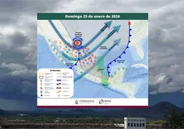 Clima en Sonora hoy 25 de enero: un d&iacute;a mayormente templado con posibilidad de lluvias ligeras en el sur y centro del estado