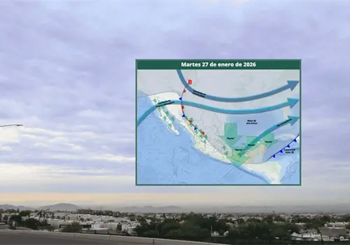Clima en Hermosillo hoy 27 de enero; se espera temperatura m&iacute;nima por debajo de los 10&deg;C