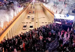 Inaugura Astiazar&aacute;n el paso a desnivel