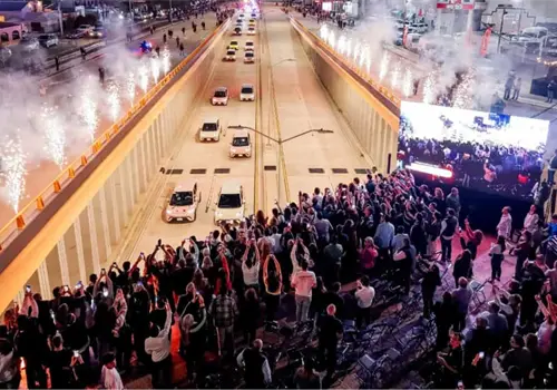 Inaugura Astiazarán el paso a desnivel Inaugura Astiazarán el paso a desnivel