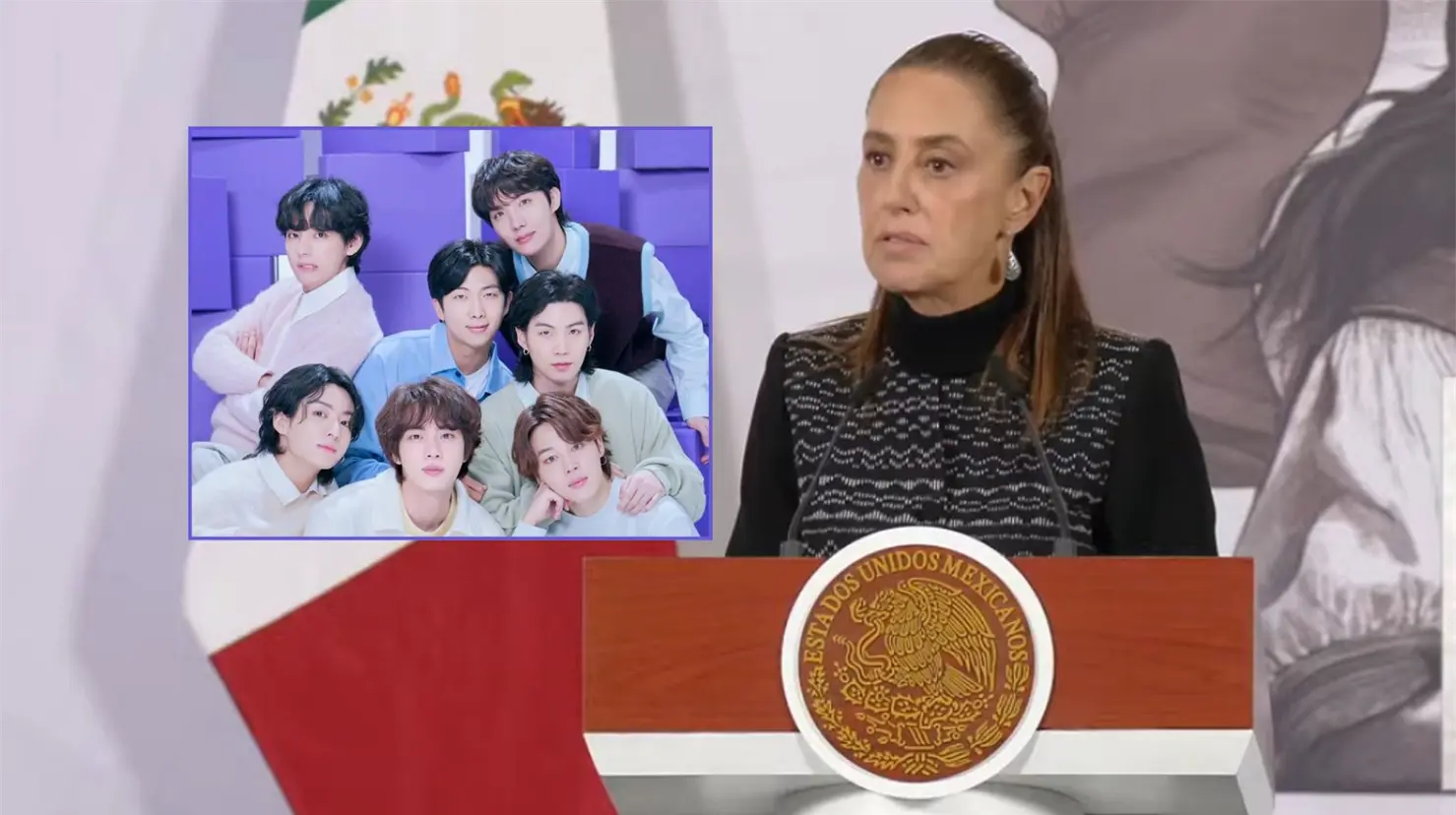 Sheinbaum solicita m&aacute;s fechas de BTS en M&eacute;xico; env&iacute;a carta al primer ministro de Corea del Sur