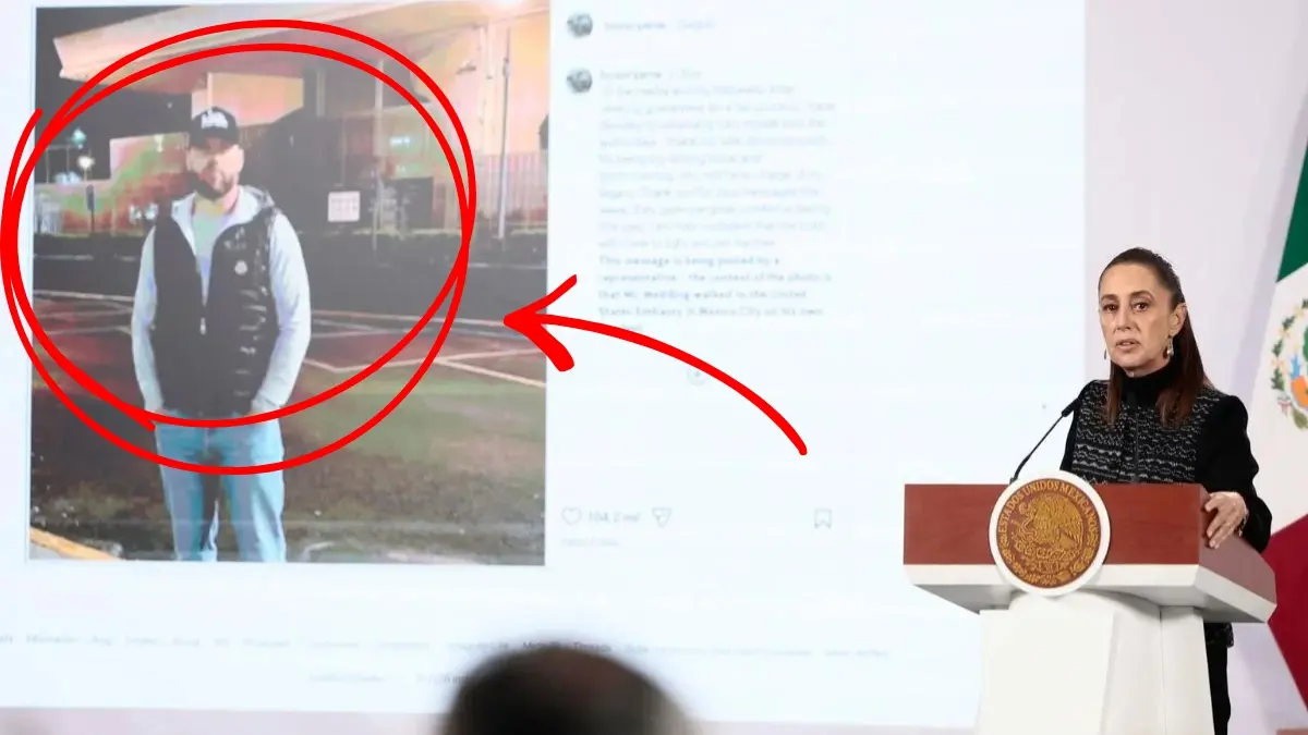 CBC determina que la imagen mostrada por Sheinbaum de la detenci&oacute;n de Ryan Wedding es IA