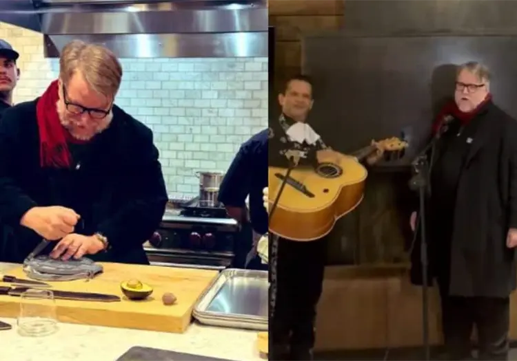 Guillermo del Toro canta con mariachi y prepara tortillas a mano en Sundance 2026