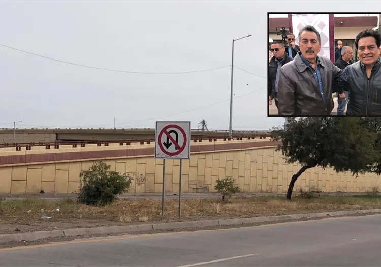 SCT revisa puentes vehiculares y peatonales de Cajeme; anuncia acciones en el de la calle 300