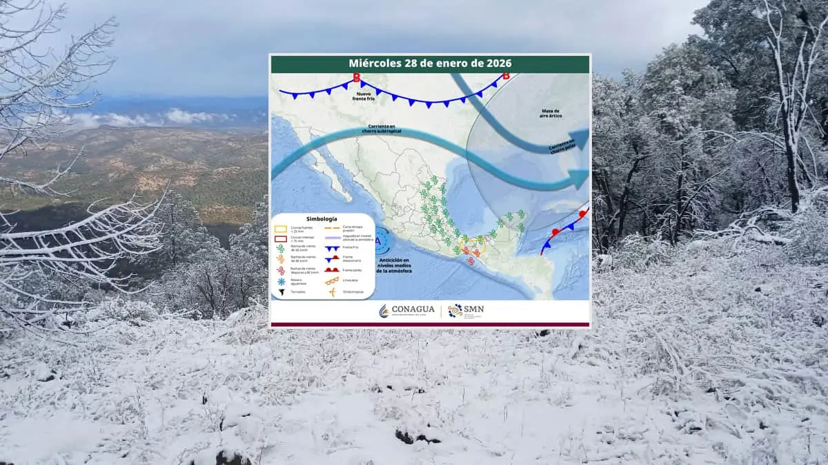 Se espera ambiente gélido en Sonora durante este miércoles 28 de enero. Foto: Yécora Sonora Weesma-Facebook.