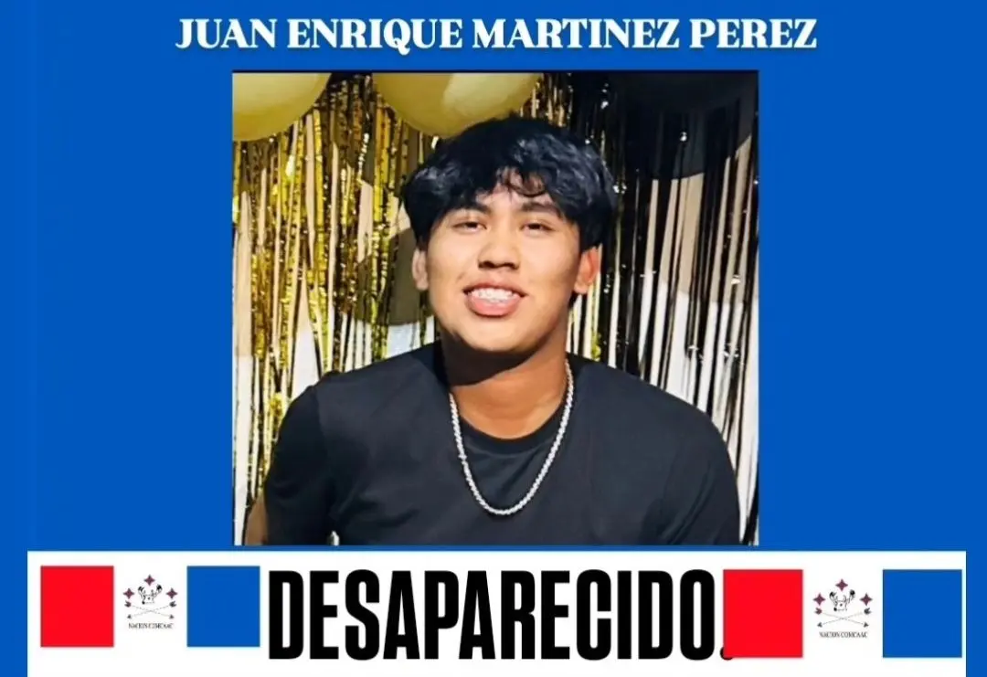 JUAN ENRIQUE MART&Iacute;NEZ P&Eacute;REZEDAD: 21 a&ntilde;osDESAPARECIDO: 13 de agosto de 2024ZONA: Poblado Miguel Alem&aacute;n