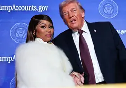 Nicki Minaj se declara fan #1 de Trump y dona miles de d&oacute;lares a plan de inversi&oacute;n del presidente