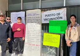 Levantan toma ex trabajadores de Salud