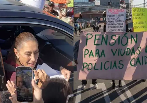 Así recibieron a Claudia Sheinbaum en Tijuana; Entre manifestaciones y reclamos de asistentes Así recibieron a Claudia Sheinbaum en Tijuana; Entre manifestaciones y reclamos de asistentes