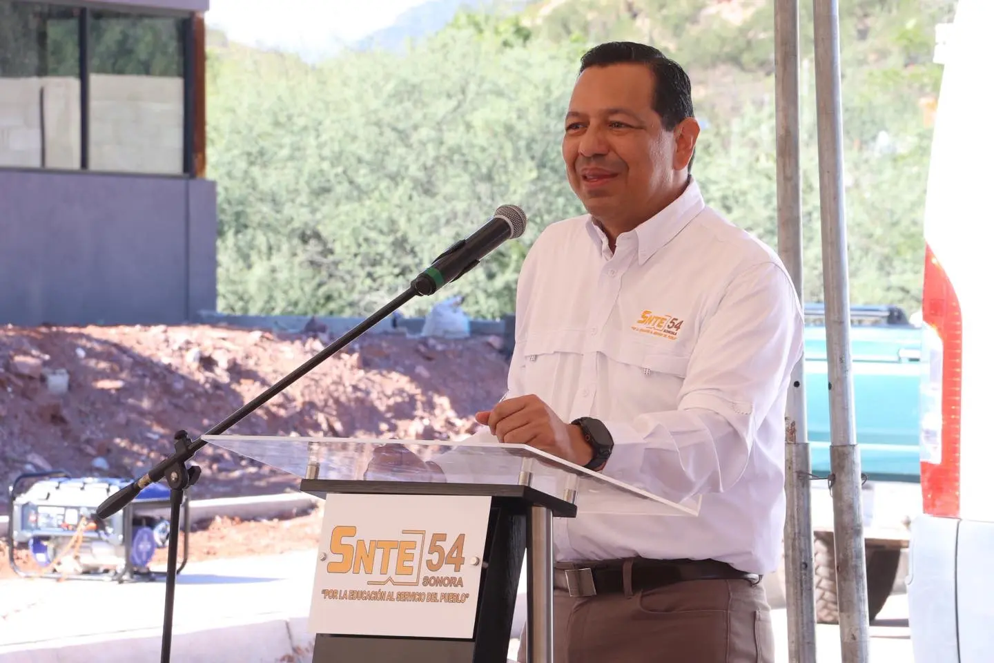 Titular del SNTE 54, Javier Ceballos Corral