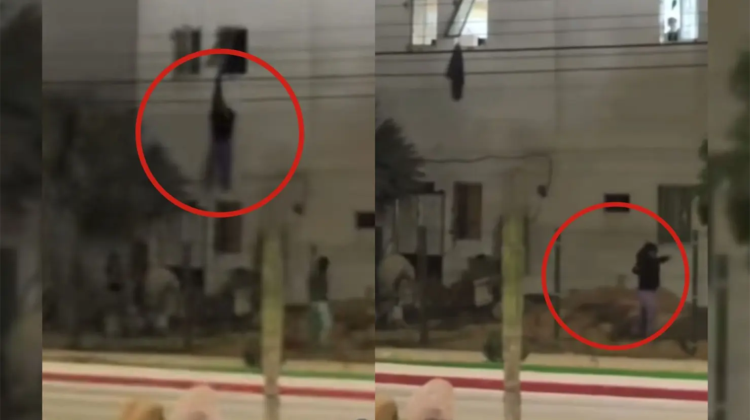 VIDEO | Captan momento exacto en que ni&ntilde;as se escapan de casa hogar en La Paz