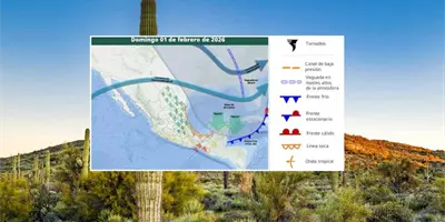 Clima en Sonora hoy domingo 1 de febrero: se mantiene un ambiente frío por la mañana y templado por la tarde Clima en Sonora hoy domingo 1 de febrero: se mantiene un ambiente frío por la mañana y templado por la tarde