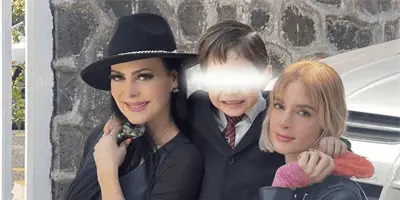Imelda Tu&ntilde;&oacute;n graba a su hijo con m&aacute;scara y lanza mensaje contra Maribel Guardia