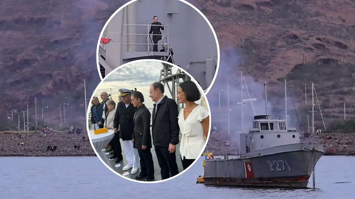 La presidenta Claudia Sheinbaum y el gobernador Alfonso Durazo participaron en la ceremonia realizada en San Carlos