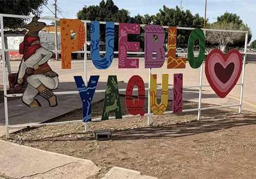 Comisaria de Pueblo Yaqui llama a respetar el patrimonio tras vandalismo en letras emblemáticas Comisaria de Pueblo Yaqui llama a respetar el patrimonio tras vandalismo en letras emblemáticas