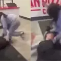 VIDEO | Joven se defiende con t&eacute;cnicas de MMA tras intento de ataque en pizzer&iacute;a de Nueva York