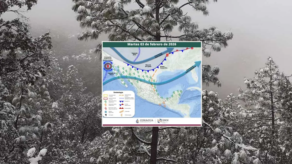 Conoce el pronóstico del tiempo para este martes 3 de febrero. Foto: Yécora Sonora Weesma Facebook.