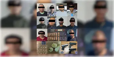 Detienen a 10 durante operativo de la Polic&iacute;a Estatal en Hermosillo