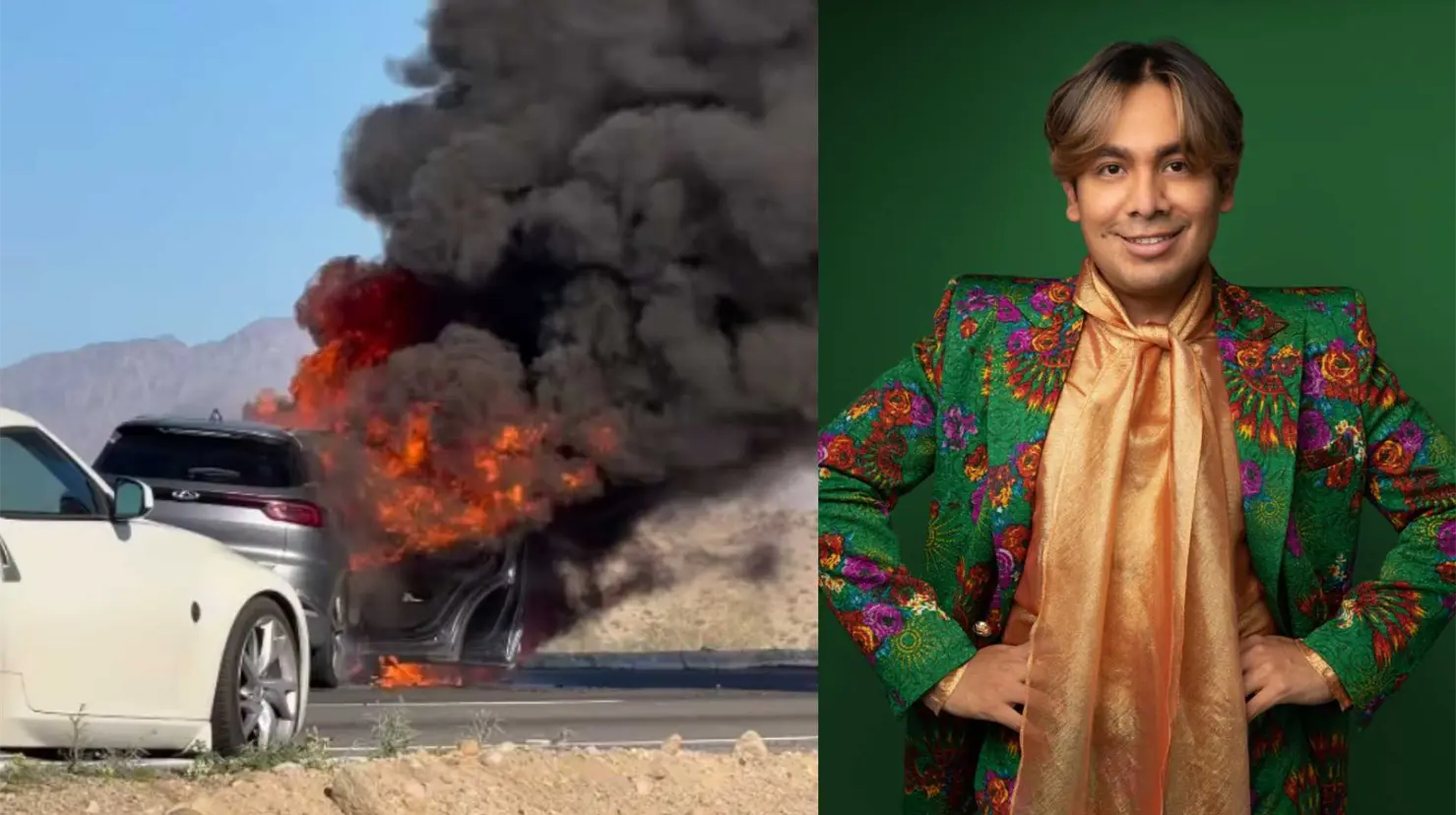 Ricardo Peralta relata el accidente que sufri&oacute; con C&eacute;sar Doroteo rumbo a Mexicali: as&iacute; se incendi&oacute; su camioneta