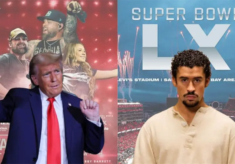 Trump impulsa un show paralelo al Super Bowl 2026 en rechazo a Bad Bunny