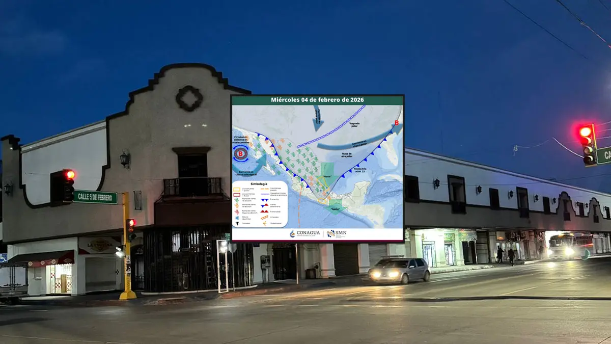 Clima en Sonora hoy, 4 de febrero: Se pronostican vientos fuertes y llegada de frente fr&iacute;o con lluvias