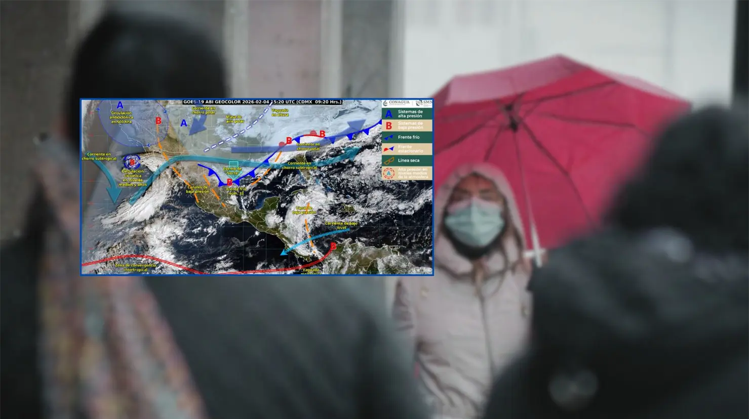 Frente fr&iacute;o 33 en M&eacute;xico traer&aacute; fr&iacute;o extremo, lluvias y oleaje elevado en varios estados