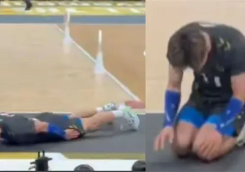 VIDEO | Jugador japon&eacute;s golpea a trabajadora y su peculiar forma de disculparse se vuelve viral