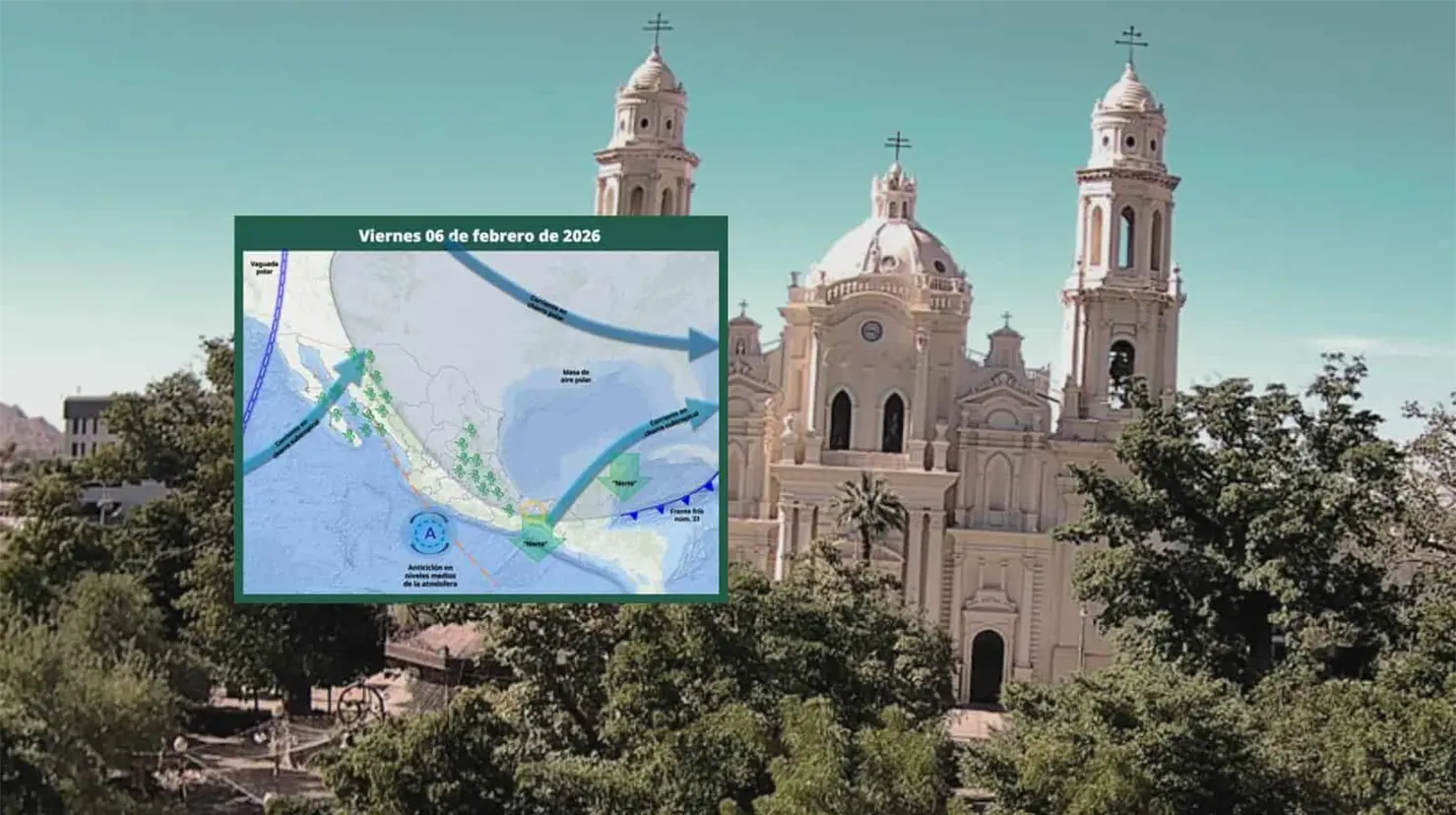 Clima en Hermosillo hoy 6 de febrero; se mantienen m&aacute;ximas mayores a 30&deg;C