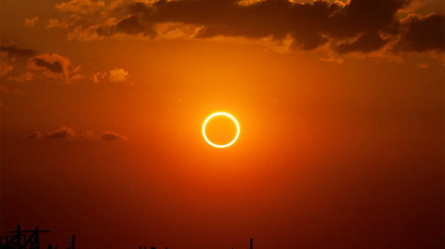 Eclipse solar anular: el "anillo de fuego" inaugura el a&ntilde;o astron&oacute;mico; &iquest;Cu&aacute;ndo y d&oacute;nde verlo?
