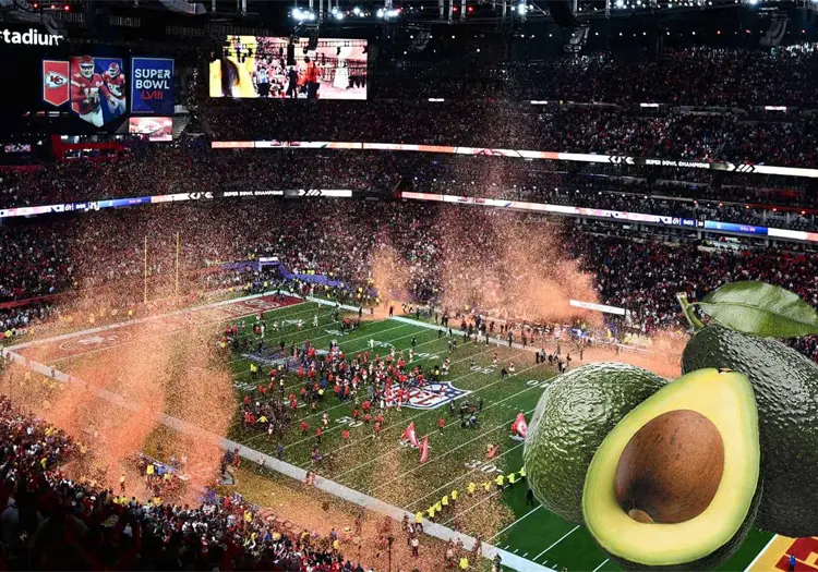As&iacute; se volvi&oacute; el aguacate el alimento estrella del Super Bowl