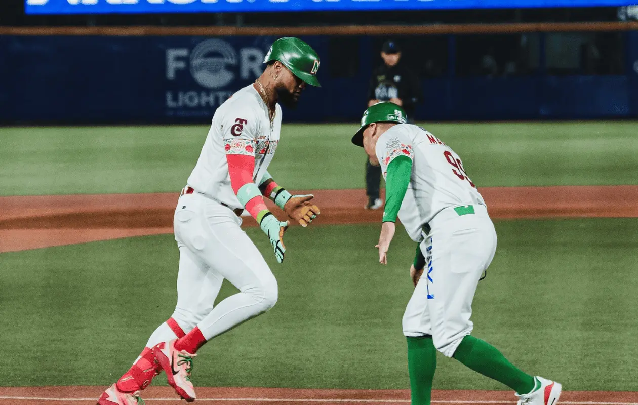 El marcador 10-7 a favor del equipo mexicano.