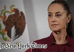 The New York Times arremete contra Sheinbaum por "no enfrentar al crimen organizado en M&eacute;xico"