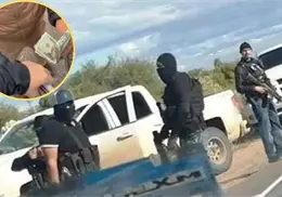 VIDEO l Ret&eacute;n ilegal en la carretera Nogales - Hermosillo