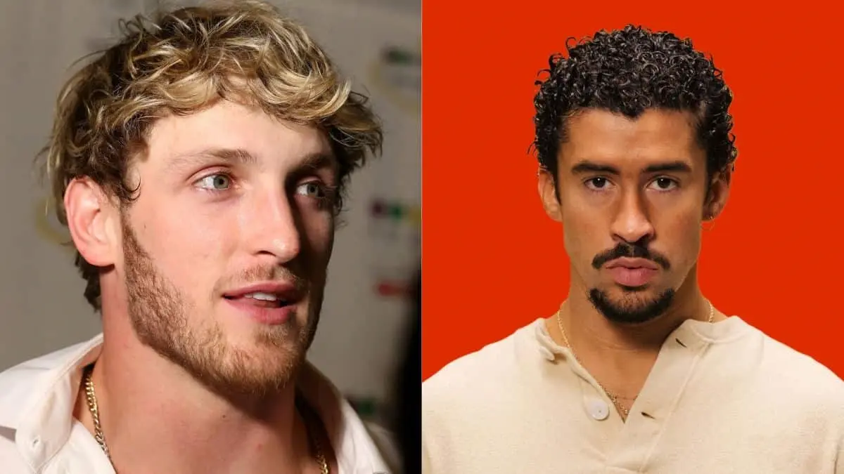 Logan Paul niega estar emocionado por el show de medio tiempo de Bad Bunny en el Super Bowl LX