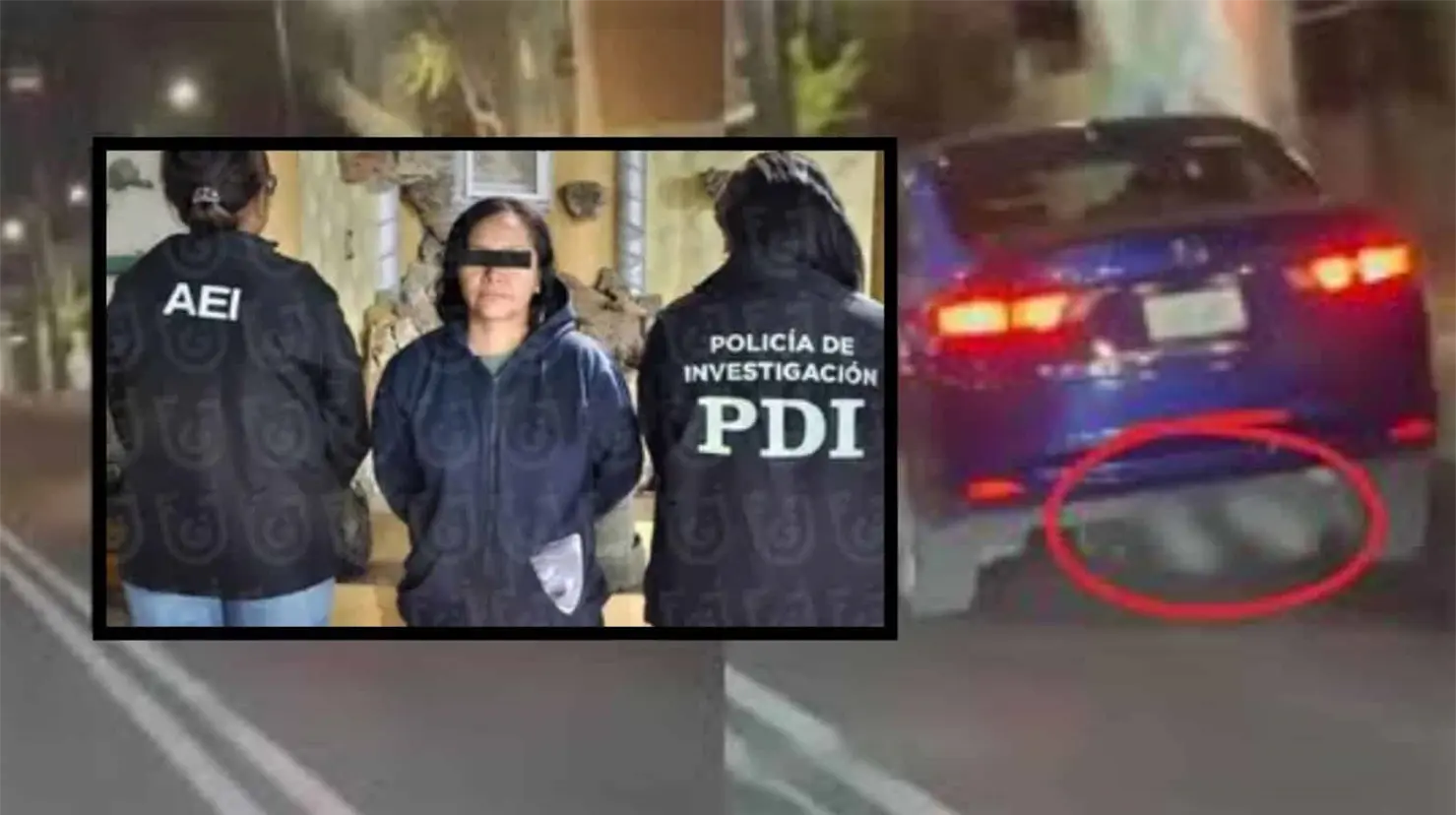 Detienen a Gaby N, la conductora pr&oacute;fuga que arrastr&oacute; a motociclista en Iztapalapa